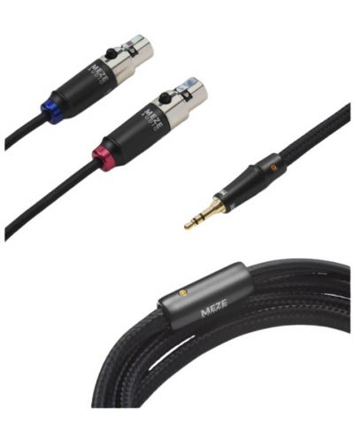 Cablu Meze Audio - OFC Standard, mini XLR/3.5mm, 1.2m, черен - 1