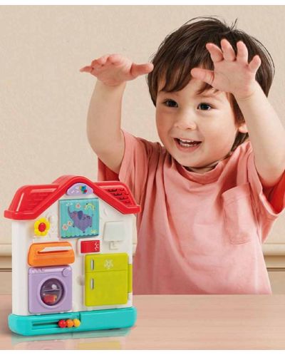 O casă cu activități senzoriale Hola Toys - Montessori  - 2