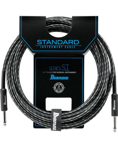 Cablu de chitară Ibanez - SI20 CCT, 6.3mm, 6.1m, negru/grena	 - 1