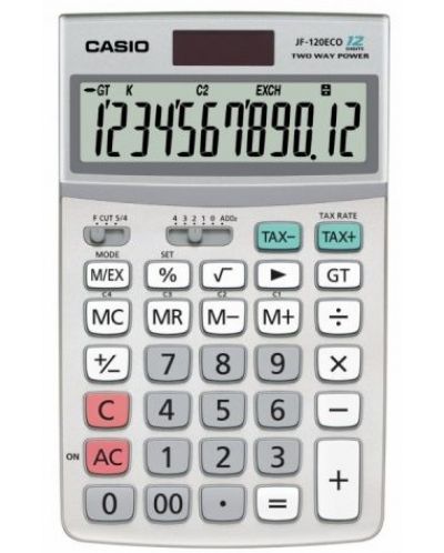 Calculator Casio JF-120 ECO - 12 dgt, 173x 107 x 26.3 mm - 1