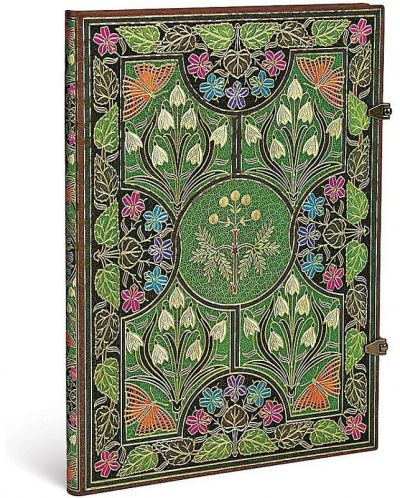 Calendar-carnețel Paperblanks Poetry in Bloom - Grande, 21 x 30 cm, 64 de coli, 2024 - 1