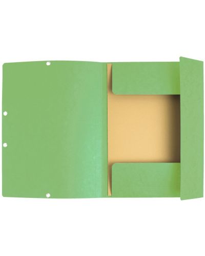 Mapa din carton Exacompta - cu elastic, verde deschis - 2