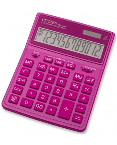 Calculator Citizen - SDC-444XR, 12 cifre, roz - 1