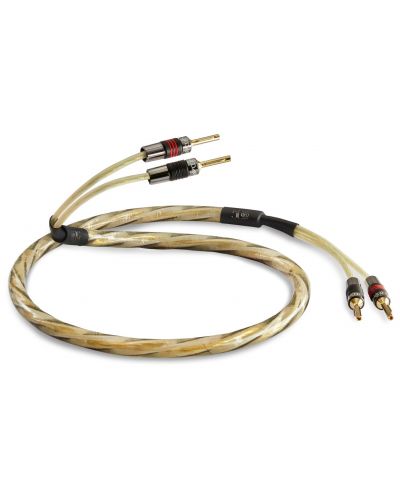 Cablu pentru boxe QED - Golden Anniversary XT, 4x 2,5 mm, 1 m, auriu - 1