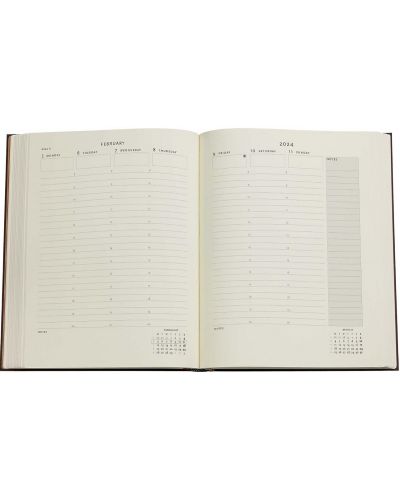Calendar-carnețel Paperblanks Viola - 18 х 23 cm, 104 de coli, 2023/2024 - 5