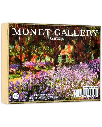 Carti de joc Piatnik - Monet-Gardens (2 pachete) - 1