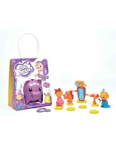 Pușculiță  Boti Pocket Money Piggies - Mov, cu accesorii - 7