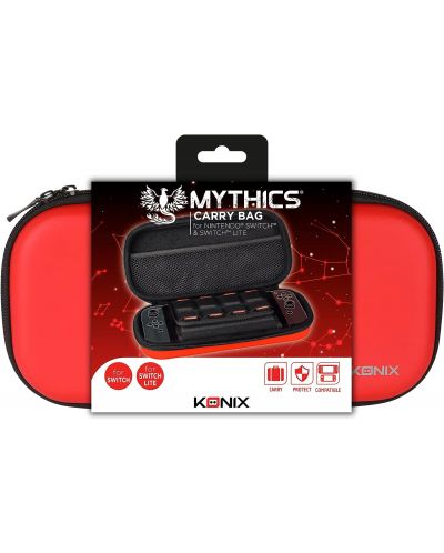 Konix - Mythics Carry Case, roșu (Nintendo Switch/Lite) - 5