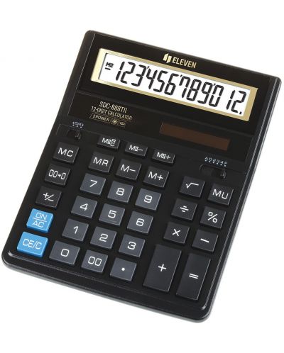 Calculator Eleven - SDC-888TII, 12 cifre, negru - 1