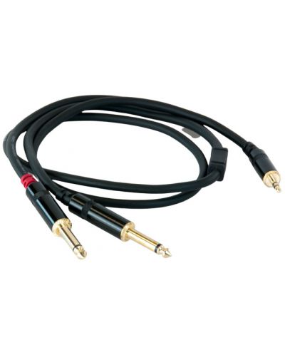 Cablu Master Audio - RCA381/3, 2x 6.3mm/3.5mm, 3m, negru - 1