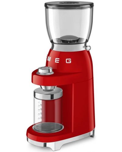 Râșniță de cafea Smeg - CGF01RDEU 50's Style, 150W, 350g, roșie - 2