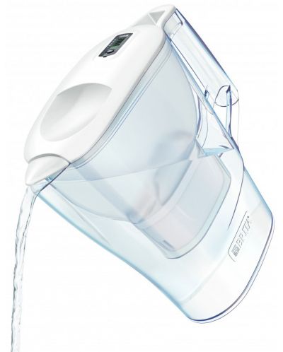 Cană de filtrare apă BRITA - Aluna Cool Memo, 2,4 l, albă - 1