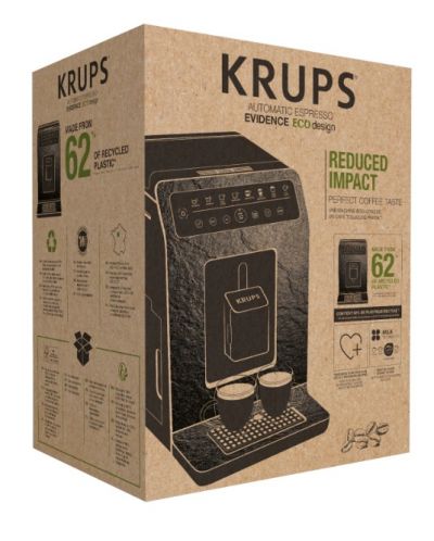 Aparat de cafea Krups - Evidence Eco-Design EA897B10, 15 bar, 2.3 l, negru - 3