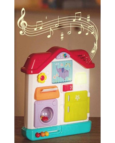 O casă cu activități senzoriale Hola Toys - Montessori  - 3