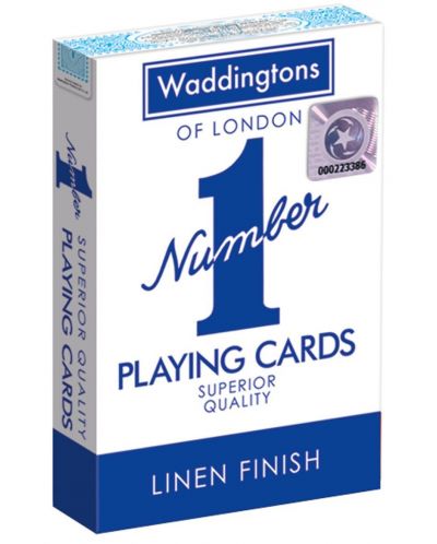 Carti de joc Waddingtons - Classic Playing Cards (albastre) - 1