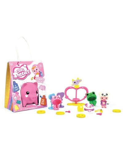 Pușculiță  Boti Pocket Money Piggies - Roz, cu accesorii - 5