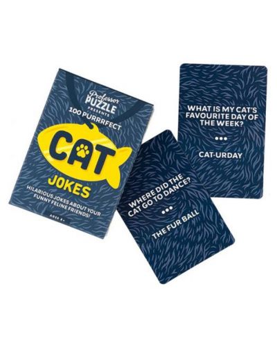 Carti  Professor Puzzle - Cat Jokes - 2