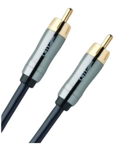 Cablu pentru subwoofer QED - Performance Subwoofer, 2x RCA, 3 m, negru - 2