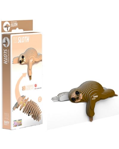 Eugy figurină din carton - Sloth - 1