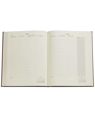 Calendar-agenda Paperblanks Nocturnelle - Vertical, 88 pagini, 2024 - 3