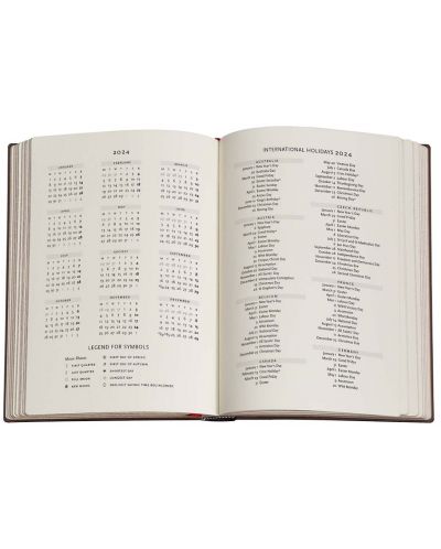 Calendar-agenda Paperblanks Tropical Garden - Orizontal, 80 pagini, 2024 - 4