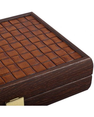 Carti pentru joc  Manopoulos, într-o cutie de lemn cu imprimeu din piele - 5