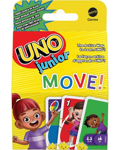Cărți de joc Uno Junior Move! - 1