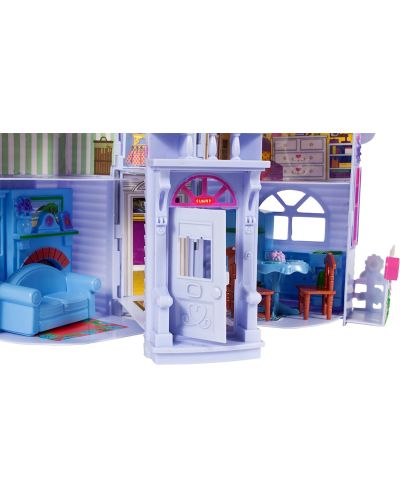 Casă de păpuși MalPlay - My Sweet Home cu 6 camere, mobilier și figurine - 7