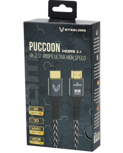 Cablu SteelDigi - Puccoon HDMI 2.1, 8K, 3m - 4