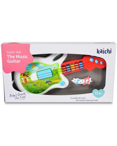 Jucărie muzicală Kaichi - Chitară - 2