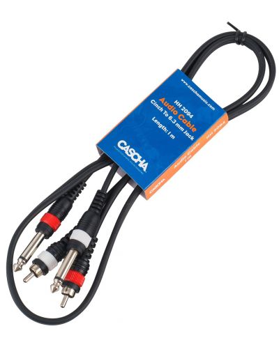 Cablu Cascha - HH 2094, RCA/6.3mm, 1m, negru - 3