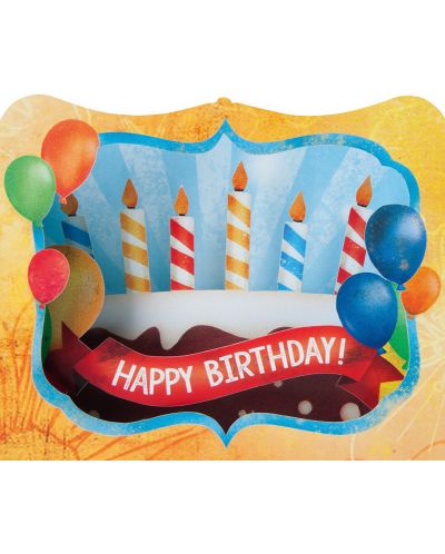 Felicitare Gespaensterwald 3D - Happy Birthday Cake - 2