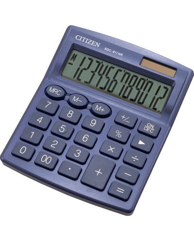 Calculator Citizen - SDC-812NR, 12 cifre, albastru - 1
