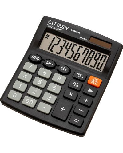 Calculator Citizen - SDC-810NR, 10 cifre, negru - 1
