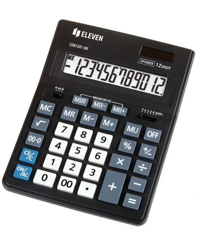 Calculator Eleven - CDB1201-BK, desktop, 12 cifre, negru - 1