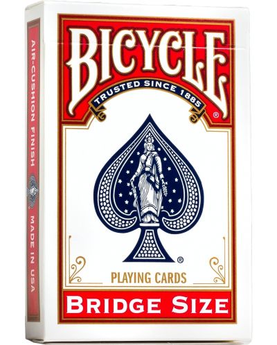 Cărți de joc Bicycle - Bridge Standard Index albastru/roșu pe spate - 1