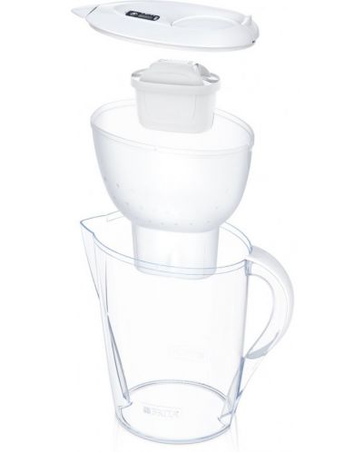 Cană de filtrare apă BRITA - Marella XL Memo, 3 filtre, albă - 2