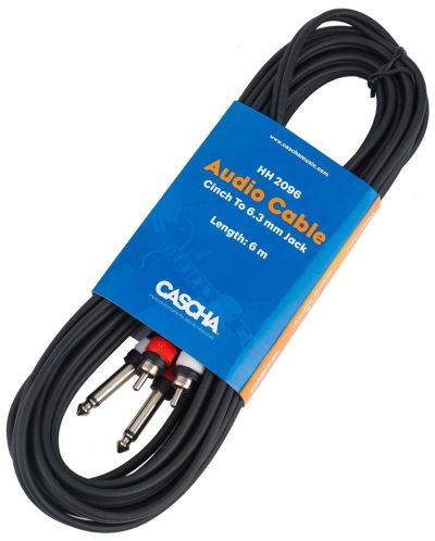 Cablu Cascha - HH 2096, RCA/6.3mm, 6m, negru - 3