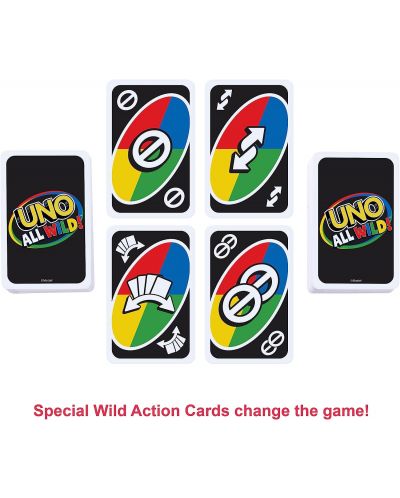 Cărți de joc Uno All Wild! - 4