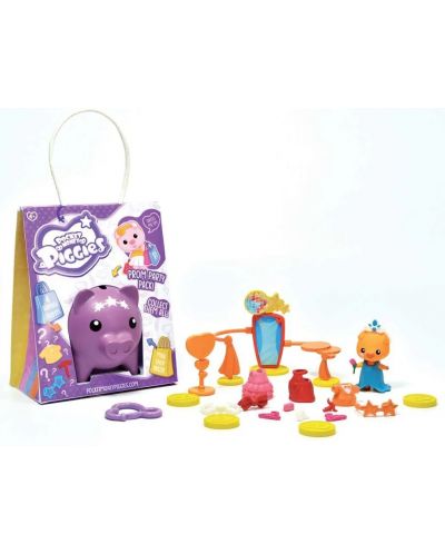 Pușculiță  Boti Pocket Money Piggies - Mov, cu accesorii - 8