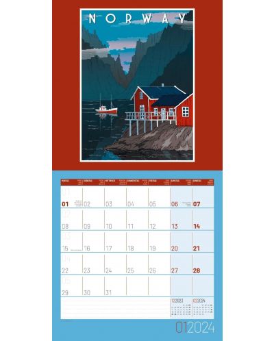 Calendar Ackermann - Vintage Voyage, 2024 - 2