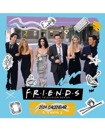 Calendar  Pyramid Television: Friends - Holiday mood 2024 - 1