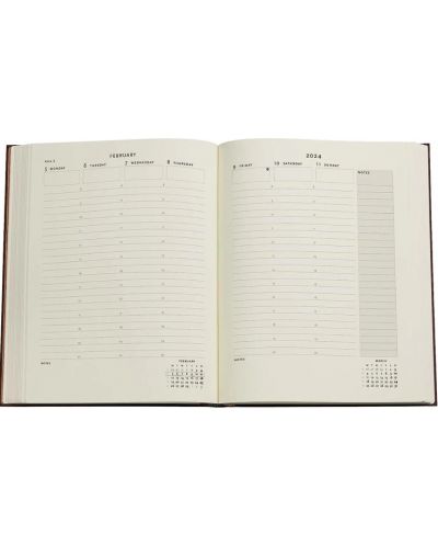 Calendar-carnețel Paperblanks Verne - 18 х 23 cm, 112 de coli, 2023/2024 - 5
