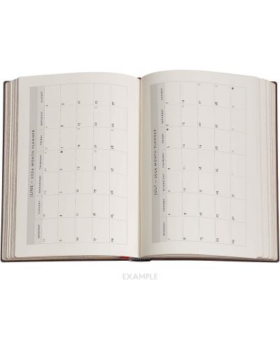 Calendar-carnețel Paperblanks Granada Turquoise - Midi, 13 x 18 cm, 80 de coli, 2024 - 6