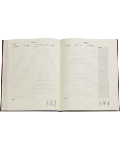 Calendar-carnețel Paperblanks Restoration - Ultra, 80 de coli, 2024 - 4