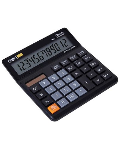 Calculator Deli Smart - EM01120, 12 dgt, negru - 2