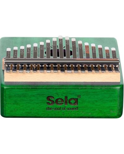 Kalimba, instrument muzical Sela - 17 Mahogany, verde - 5