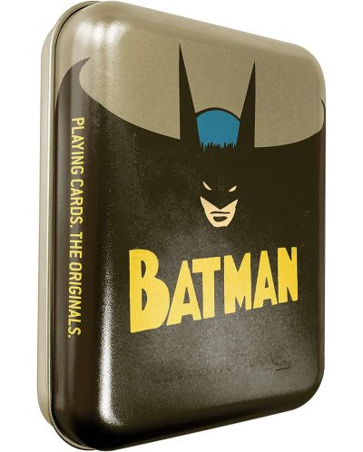 Cărți de joc Cartamundi - Batman Vintage Metal Box - 1