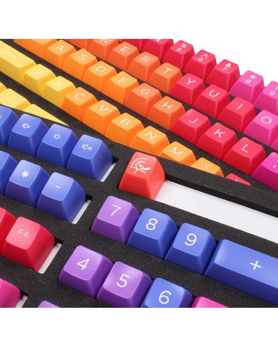 Capace pentru tastatura mecanica Ducky - Afterglow, 108-Keycap Set - 3
