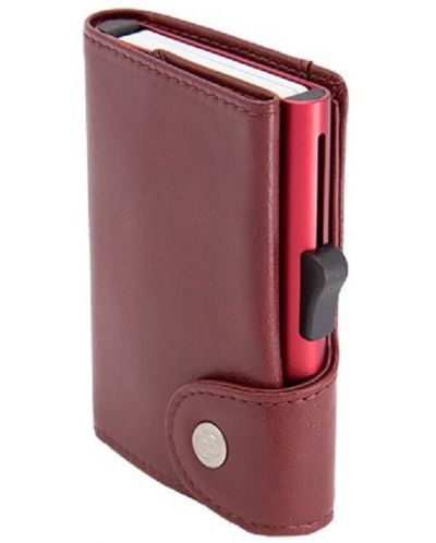 Husa pentru carduri C-Secure - Cu portofel, XL, roșu - 1